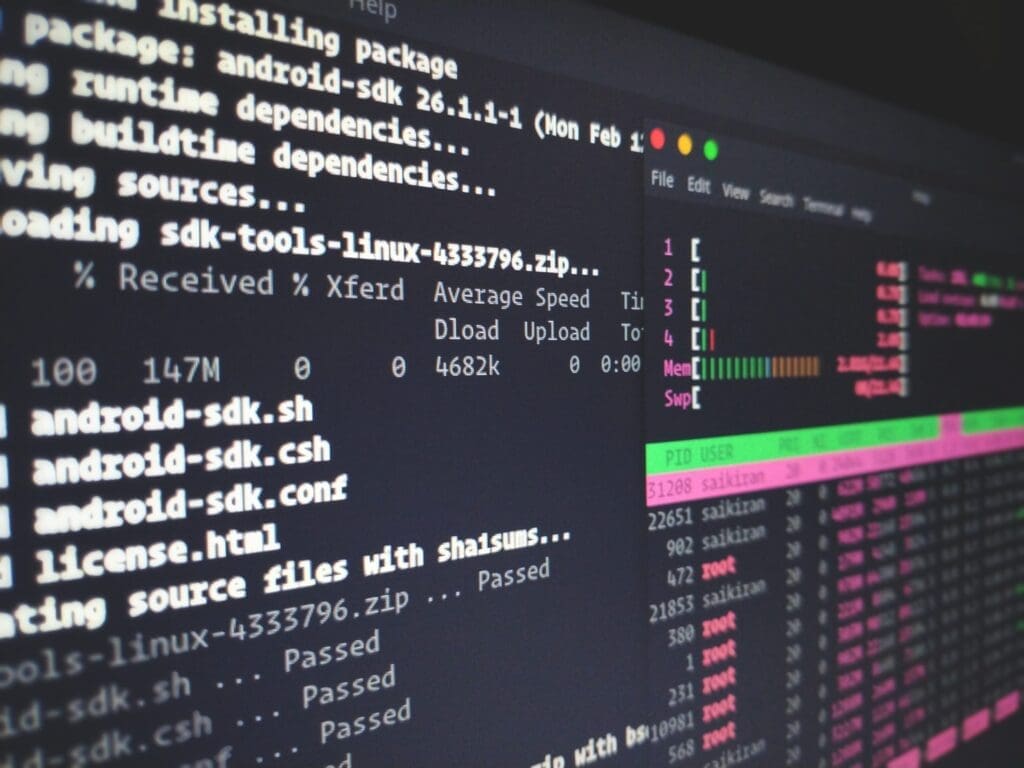 Picture of command line windows